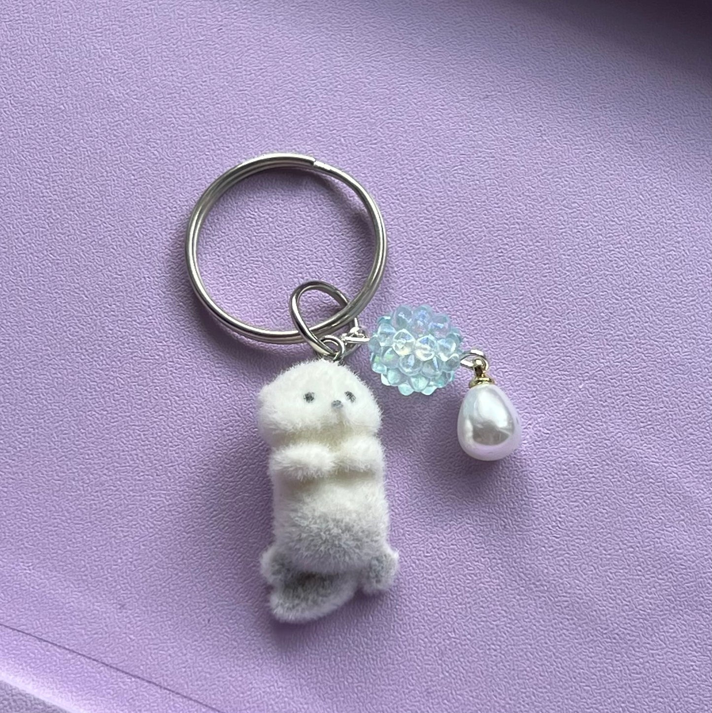 Schlüsselanhänger Flauschiger Otter