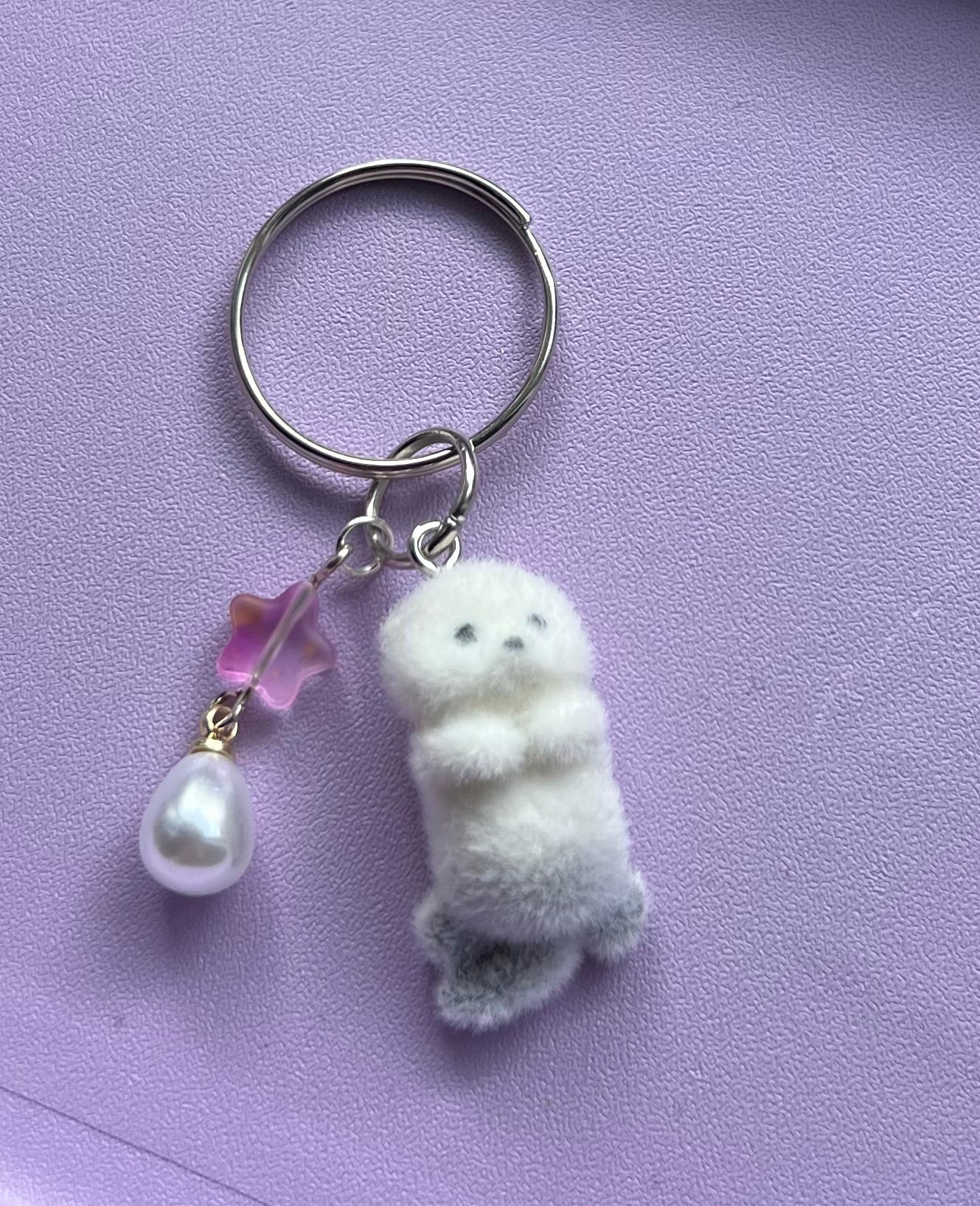 Schlüsselanhänger Flauschiger Otter