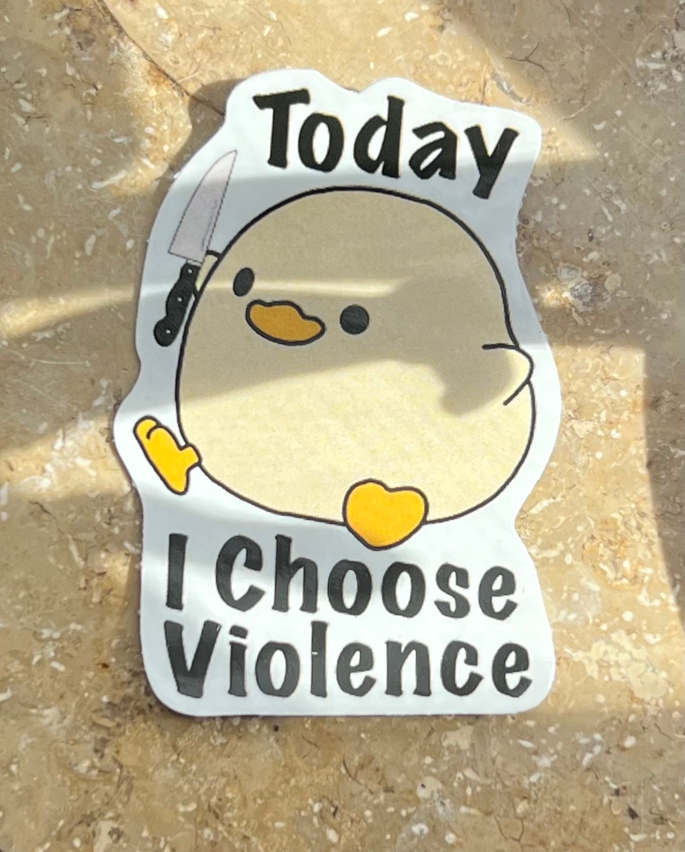 Sticker B Ware Küken Funny