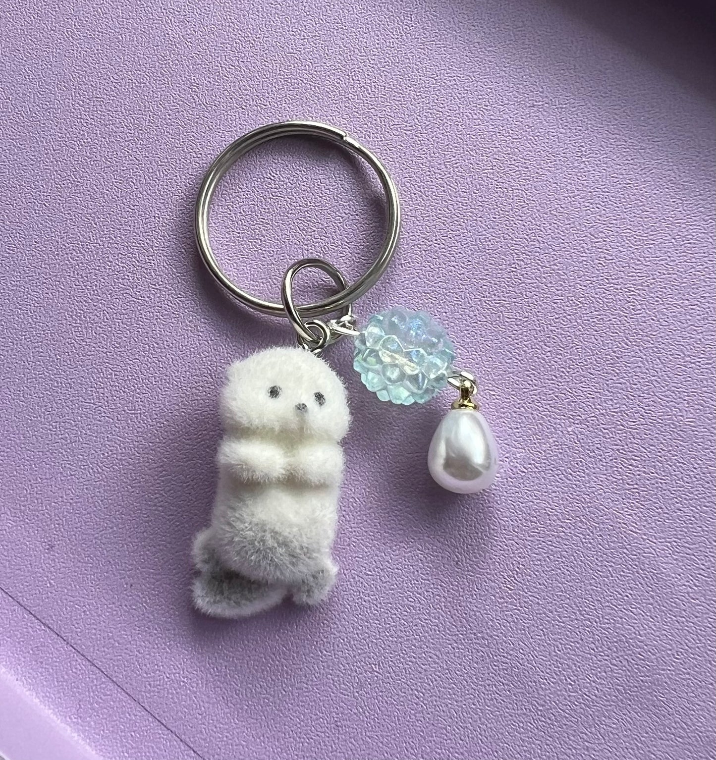 Schlüsselanhänger Flauschiger Otter